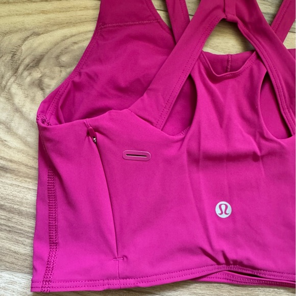 Lululemon Stash It Bra in Ripened Raspberry. - Picture 9 of 16
